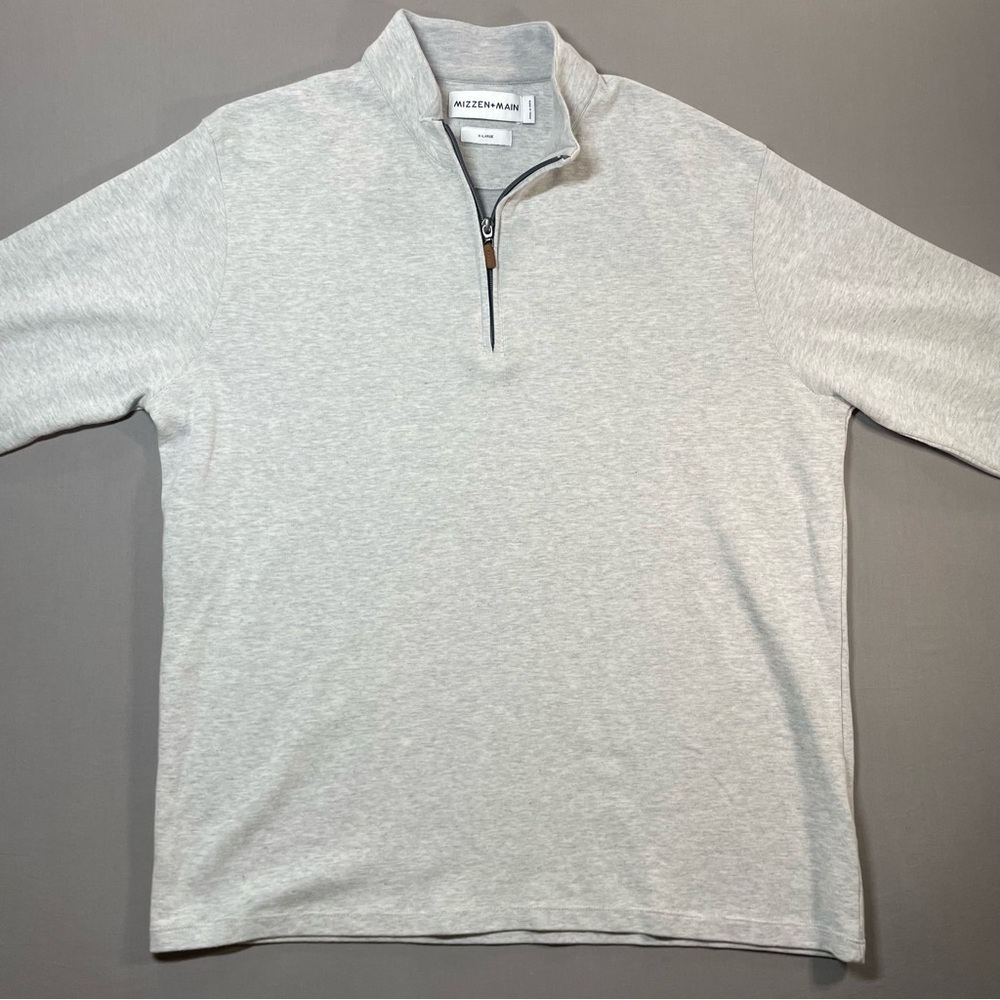 Mizzen + Main Hillman Quarter-Zip Pullover Sweatshirt/Sweater - Mens XL - Picture 5 of 15